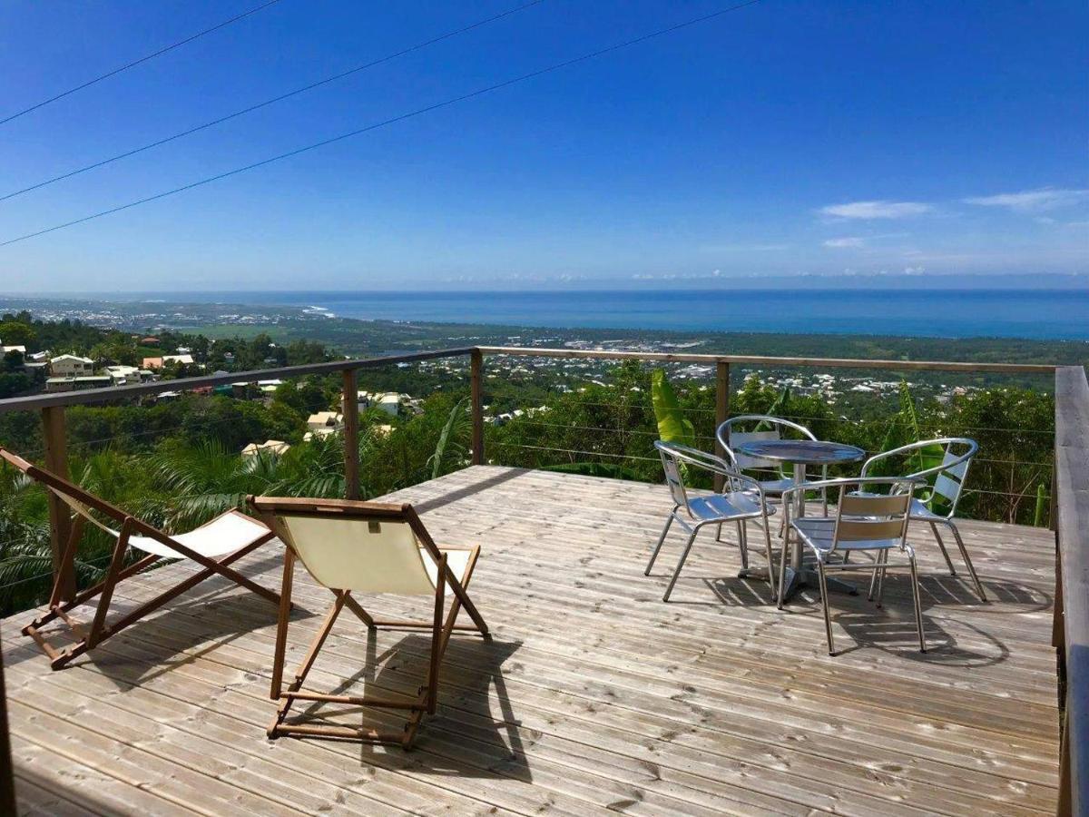 Lounge Des Hauts, 3 Maisons A L'Etang-Sale Avec Vue Sur L'Ocean Indien Et La Foret מראה חיצוני תמונה