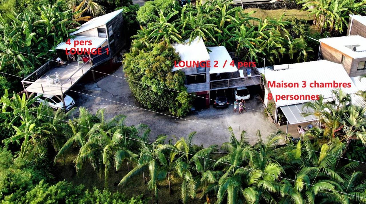 Lounge Des Hauts, 3 Maisons A L'Etang-Sale Avec Vue Sur L'Ocean Indien Et La Foret מראה חיצוני תמונה